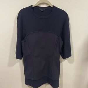 COS Navy Blue Blouse